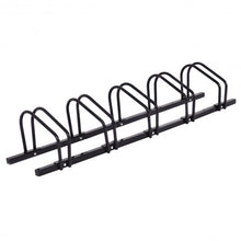 Load image into Gallery viewer, 5 Bike Bicycle Stand Parking Garage Storage Organizer-Black