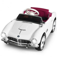 Load image into Gallery viewer, 12 V BMW 507 Licensed Electric Kids Ride On Retro Car-White