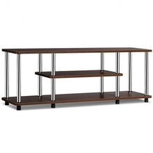 Load image into Gallery viewer, 3-Tier 110 lbs Stainless Steel Listed TV Stand