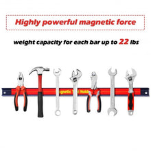 Load image into Gallery viewer, 6 Pcs 18" Magnetic Tool Holder Bar Organizer Storage Rack