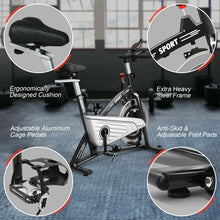 Load image into Gallery viewer, 30Lbs Fixed Training Bicycle with Monitor for Gym and Home