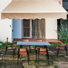 Load image into Gallery viewer, 8FT x 6.5FT Retractable Aluminum Patio Sun Awning-Beige