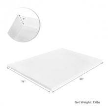 Load image into Gallery viewer, 80" Memory Bed Topper Foam Mattress Pad-King Size