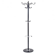 Load image into Gallery viewer, 15 Hooks 70" Metal Coat Hat Jacket Stand Tree Holder Hanger Rack w/ Marble Base