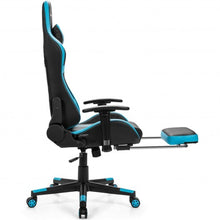 Load image into Gallery viewer, Reclining Racing Chair with Lumbar Support Footrest
