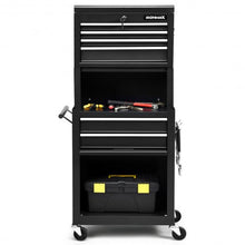 Load image into Gallery viewer, 6-Drawer Tool Chest w/ Heightening Cabinet-Black