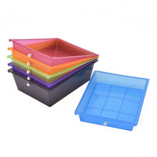Load image into Gallery viewer, 6 Drawers Rolling Storage Cart Organizer-Transparent Multicolor