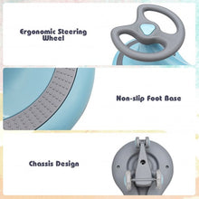 Load image into Gallery viewer, Wiggle Car Ride-on Toy with Flashing Wheels-Blue