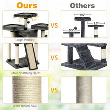Load image into Gallery viewer, 67" Multi-Level Cat Tree with Cozy Perches Kittens Play House-Dark Gray