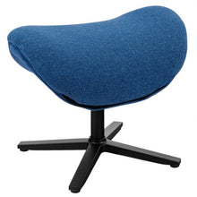 Load image into Gallery viewer, Modern Swivel Rocking Chair and Ottoman Set with Aluminum Alloy Base-Blue