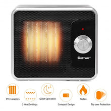 Load image into Gallery viewer, 1200 W Portable Electric PTC Tilt Protection Space Heater