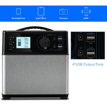 Load image into Gallery viewer, 400 Wh Portable Solar Power Supply Energy Generator