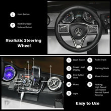 Load image into Gallery viewer, 12V 2-Seater Kids Ride On Car Licensed Mercedes Benz X Class RC with Trunk-White