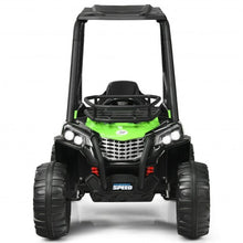 Load image into Gallery viewer, 12V Kids RC Electric Ride On Off-Road UTV Truck with MP3 and Light-Green
