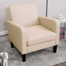 Load image into Gallery viewer, Leisure Arm Chair Accent Single Sofa-Beige