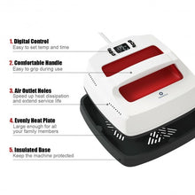 Load image into Gallery viewer, 9" x 9" Portable Professional Heat Transfer Heat Press Machine-Red