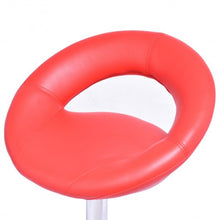 Load image into Gallery viewer, 1 PC Modern Leather Bar Stool Hydraulic Swivel Dinning Chair Pub Barstools-Red
