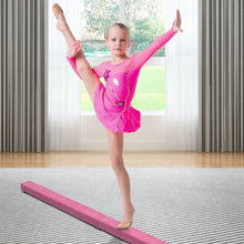 Load image into Gallery viewer, 7' Sectional Gymnastics Floor Balance Beam-Pink