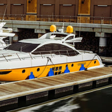 Load image into Gallery viewer, 23" 4 Pack Hand Inflatable Marine Bumper Boat Fenders-Blue