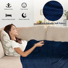 Load image into Gallery viewer, 10 lbs Removable Super Weighted Blanket with Glass Bead