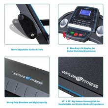 Load image into Gallery viewer, 2.25HP Folding Treadmill Electric Motorized Power Running Fitness Machine