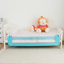 Load image into Gallery viewer, 69" Breathable Baby Toddlers Bed Rail Guard Safety Swing Down-Blue