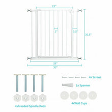 Load image into Gallery viewer, Child Pets Safety Gate Door Metal Easy Locking System