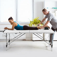 Load image into Gallery viewer, 72"L Portable Massage Table w/ Free Carry Case-White