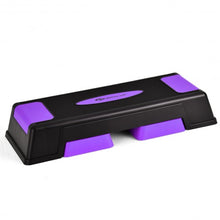 Load image into Gallery viewer, Aerobic Exercise Stepper Trainer with Adjustable Height 5"- 7"- 9"-Purple