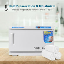 Load image into Gallery viewer, 2-in-1 Hot Towel Warmer Cabinet UV Sterilizer
