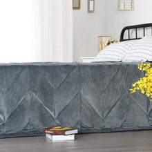 Load image into Gallery viewer, Crystal Velvet Fabric Weighted Blanket with Glass Beads-17 lbs