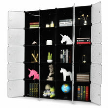 Load image into Gallery viewer, DIY 20 Cube Portable Storage Organizer Wardrobe