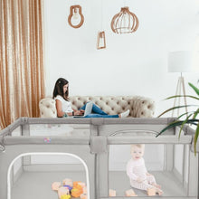 Load image into Gallery viewer, Baby Playpen Extra Large Kids Activity Center Safety Play-Gray
