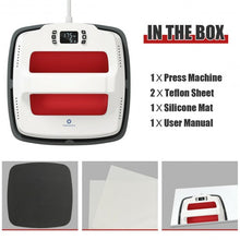 Load image into Gallery viewer, 9" x 9" Portable Professional Heat Transfer Heat Press Machine-Red