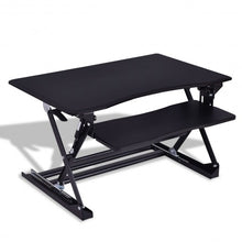 Load image into Gallery viewer, Height Adjustable Computer Desk Sit/Stand Desktop-White