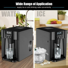 Load image into Gallery viewer, 2-In-1 Ice Maker Water Dispenser 36lbs/24H LCD Display-Black