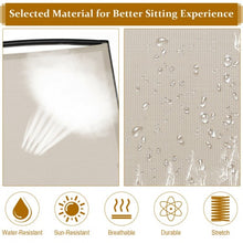 Load image into Gallery viewer, 2-Person Outdoor Patio Double Rocking Loveseat