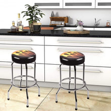 Load image into Gallery viewer, 29'' Height Round Counter Flame Bar Stools