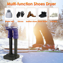 Load image into Gallery viewer, 2-Shoe Portable Adjustable Electric Shoe Dryer withTimer