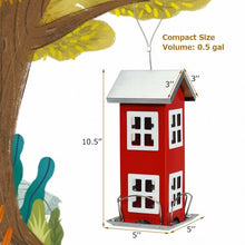 Load image into Gallery viewer, Outdoor Garden Yard Wild Bird Feeder Weatherproof House-Red