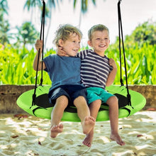 Load image into Gallery viewer, 40" Flying Saucer Tree Swing Indoor Outdoor Play Set-Green