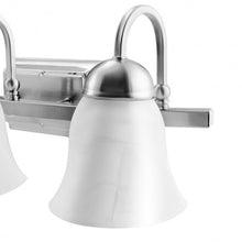 Load image into Gallery viewer, 3-Light LED Bath Vanity Light with Alabaster Glass Dimmable
