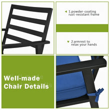 Load image into Gallery viewer, 5PCS Outdoor Patio Dining Chair Table Set with Cushions