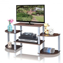 Load image into Gallery viewer, 3-Cube Flat Screen TV Stand Storage Shelves-Coffee
