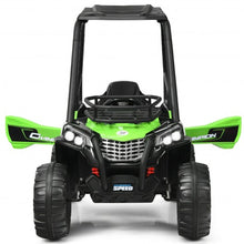 Load image into Gallery viewer, 12V Kids RC Electric Ride On Off-Road UTV Truck with MP3 and Light-Green