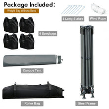 Load image into Gallery viewer, 10'x10' Outdoor Commercial Pop up Canopy Tent-Gray