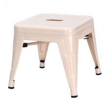 Load image into Gallery viewer, Set of 4 Lightweight Stackable Metal Tolix Kids Stool-Natural