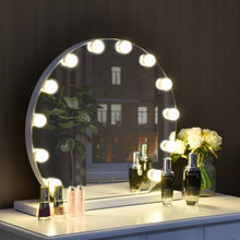 Load image into Gallery viewer, 12 bulbs Modes Touch Screen Dimming Hollywood Style Makeup Vanity Mirror