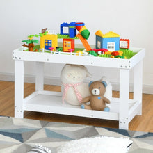Load image into Gallery viewer, Solid Multifunctional Wood Kids Activity Play Table-White