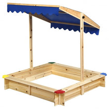 Load image into Gallery viewer, Kids Outdoor Playset Wooden Sandbox